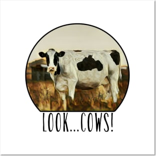 Look Cows Posters and Art